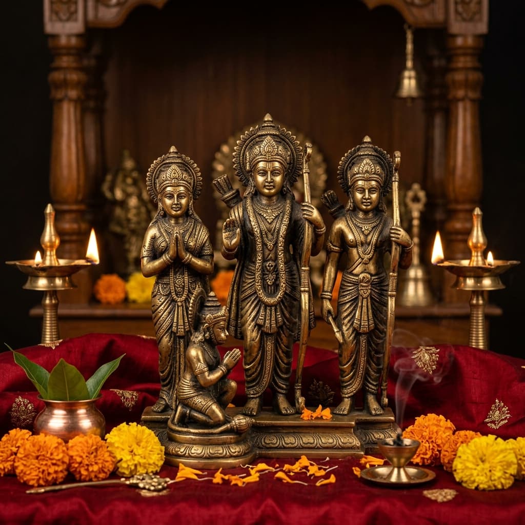 Premium Handcrafted Brass God Idols Collection