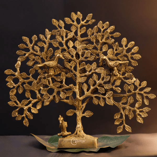 Statement Handcrafted Brass Wall Decor